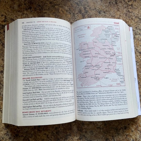 Frommer's Europe by Rail Guidebook Travel Book 3rd Edition & European Rail Map - Picture 11 of 16